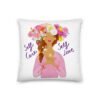 Self Care Self Love Lady 18" x 18" Premium Pillow - Image 2